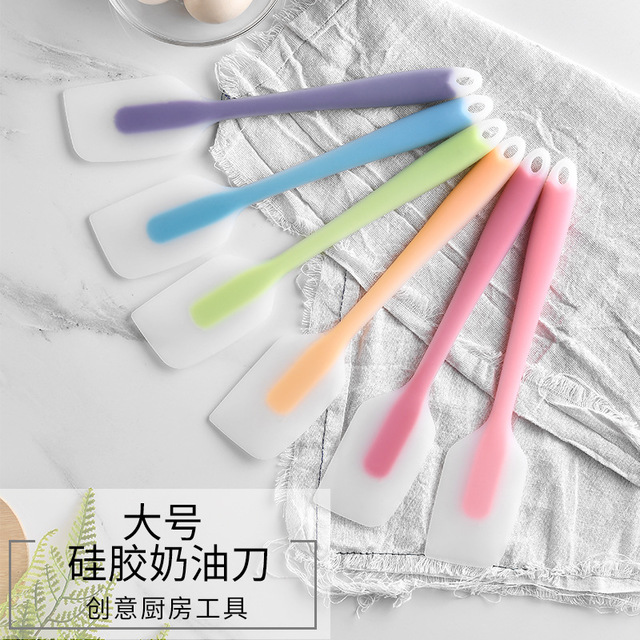 耐高温大号一体式刮刀硅胶蛋糕刮板家用奶油抹刀搅拌刀烘焙工具