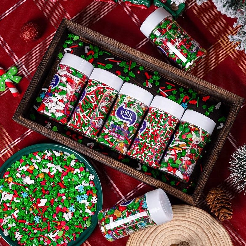 圣诞节蛋糕装饰糖珠圣诞老人糖牌雪人雪花拐杖糖果插件树叶糖彩针,粮油调味/速食/干货/烘焙,其它原料,淘宝优惠券,粉丝福利购,淘宝优惠卷