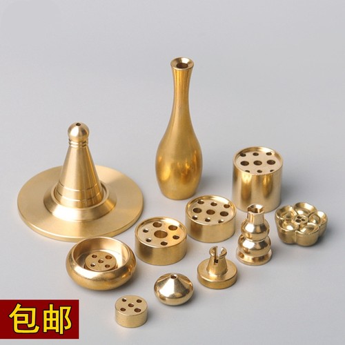 葫芦香插多孔黄铜五孔迷你小香插