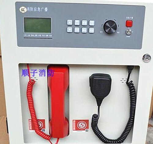 北京恒业消防应急广播设备消防电话广播电话一体机HY6102BG主机