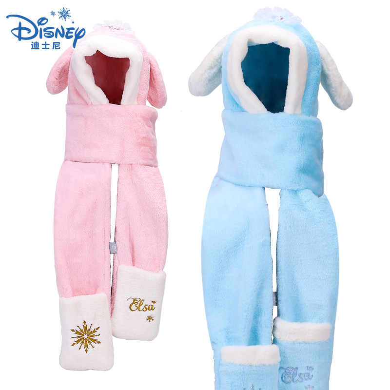 儿童帽子围巾冬季保暖套装