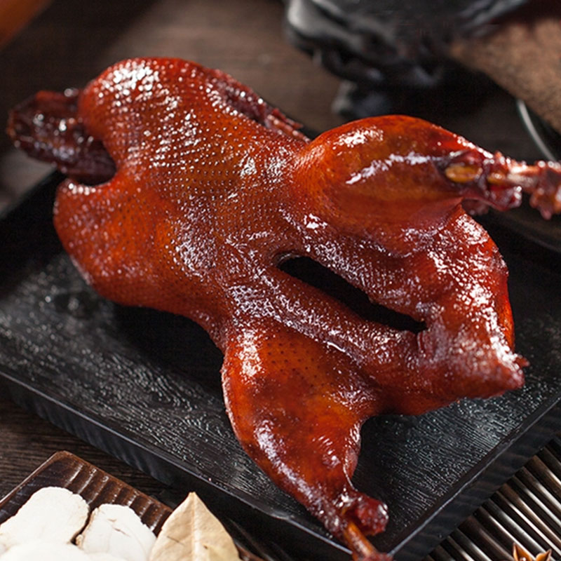 御食园北京椒香鸭秘辣烤鸭麻香烤鸭当天现烤新鲜酱板鸭480克/只