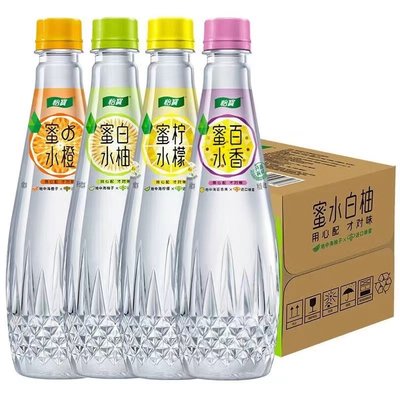 【5瓶特惠】怡宝蜜水柠檬水百香果橙多口味480ml*5瓶清爽解渴饮料