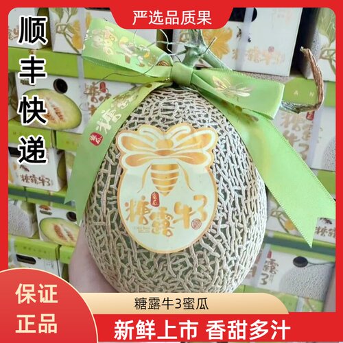糖露牛3蜜瓜软糯香甜2个礼盒装
