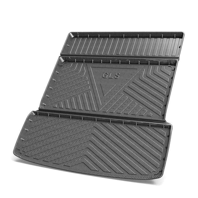 奔驰GLS专用防水tpv橡胶尾箱垫