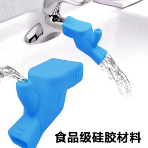 儿童洗漱水龙头延伸器取代漱口杯面盆龙头导水槽出水嘴辅助加长器