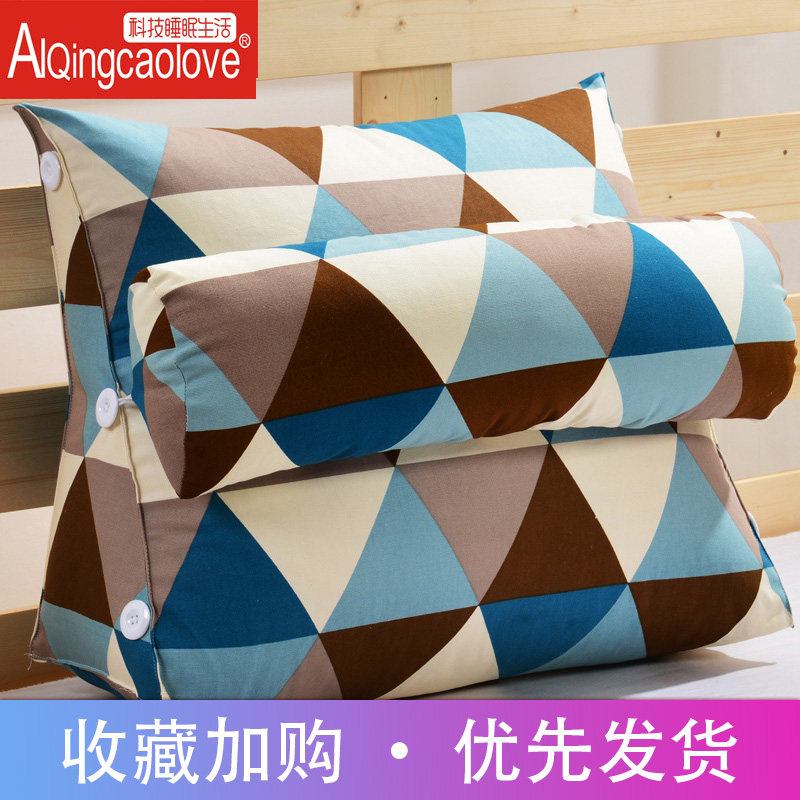 艾情草之恋床头大靠背三角靠垫帆布腰靠枕沙发靠垫抱枕靠枕|ruв категории домашний ткань, подушка/подушка - от Buy2taobao.com для оказания профессиональной услуги покупки агента Taobao