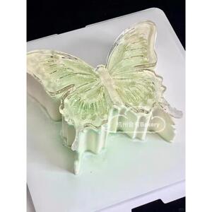 网红母亲节冰糖蝴蝶烘焙蛋糕装饰硅胶模具摆件仙女神生日装扮模具
