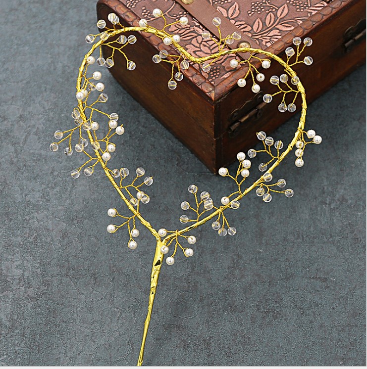 手工爱心儿童珍珠甜品情景插卡