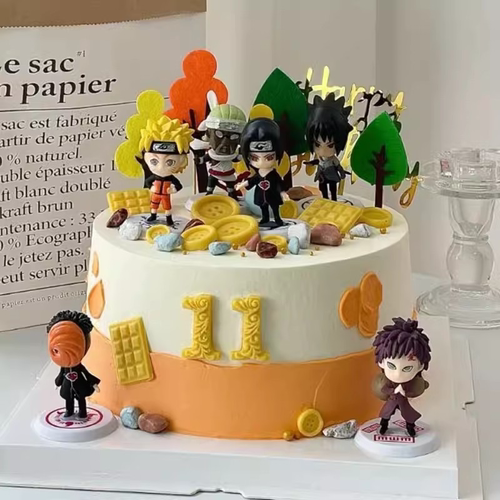 火影忍者蛋糕装饰摆件卡卡西公仔男神男士男生生日甜品台装扮插件