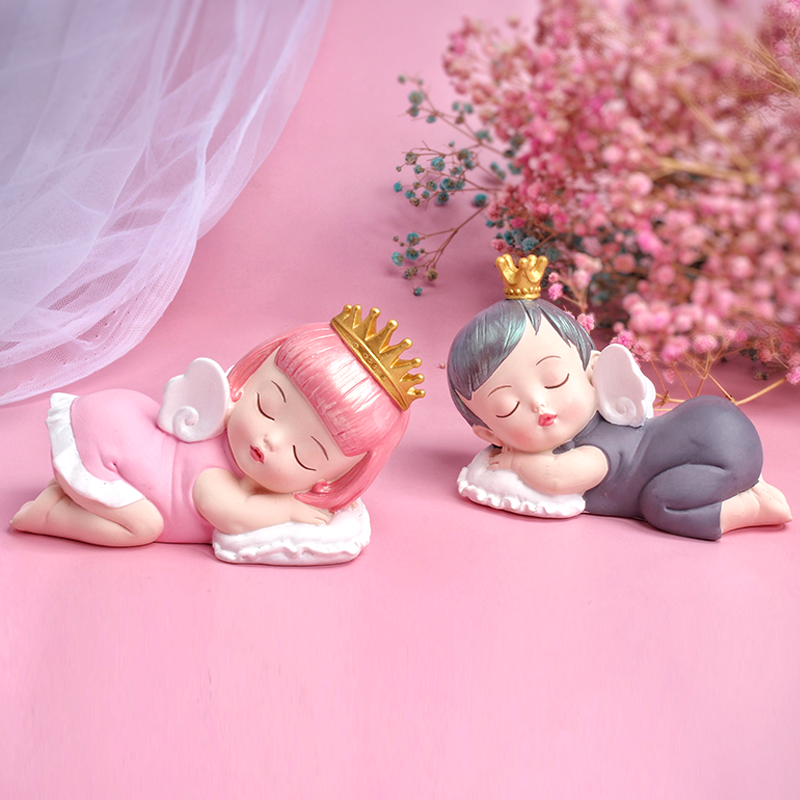 卡通可爱安妮摆台工艺蛋糕装饰