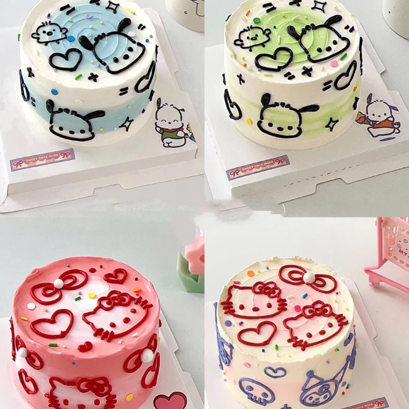 网红卡通帕恰狗饼干模具kt小猫立体按压曲奇印花烘焙压模工具