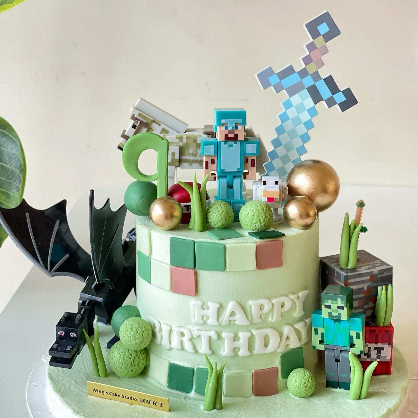 网红我的世界蛋糕装饰摆件史蒂夫积木人偶儿童生日派对烘焙装扮,节庆用品/礼品,节日装扮用品,淘宝优惠券,粉丝福利购,淘宝优惠卷