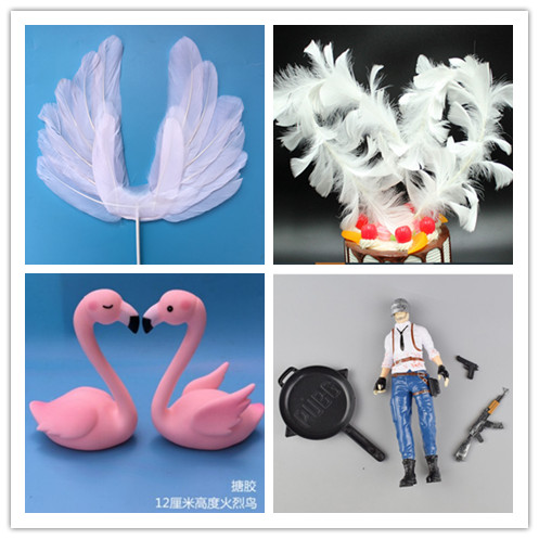 羽毛情人节520翅膀火烈鸟
