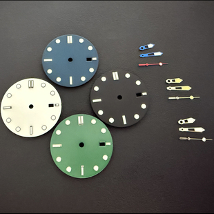 32mm手表字面针适配NH34/NH35自动机械机芯无菌定制表盘时尚
