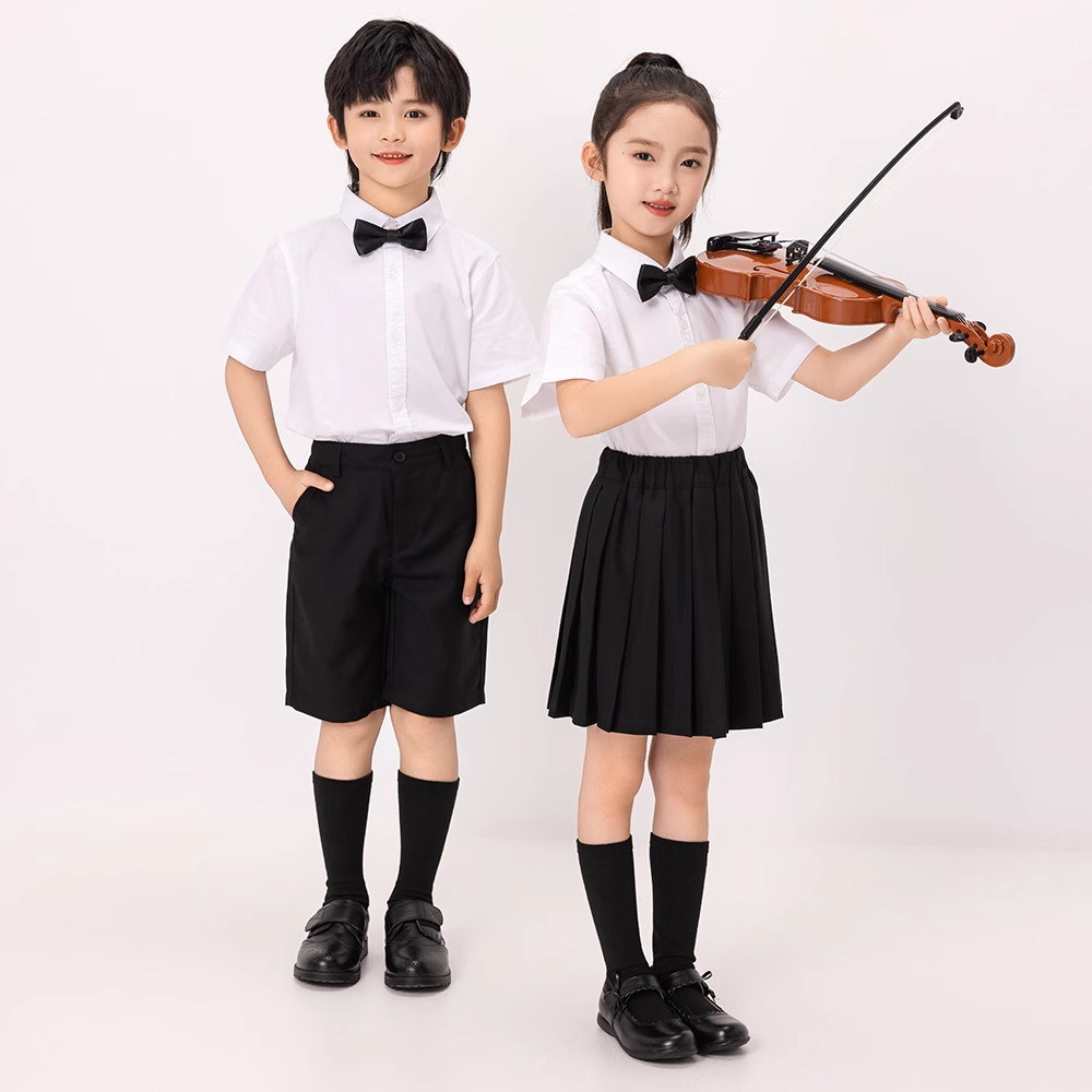 儿童主持人演出服男女童西装幼儿园合唱团中小学生毕业礼服表演服