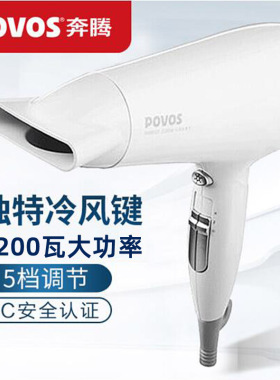 奔腾经典吹风机PH9059发廊家用电吹风机2200W护发大功率冷热风筒