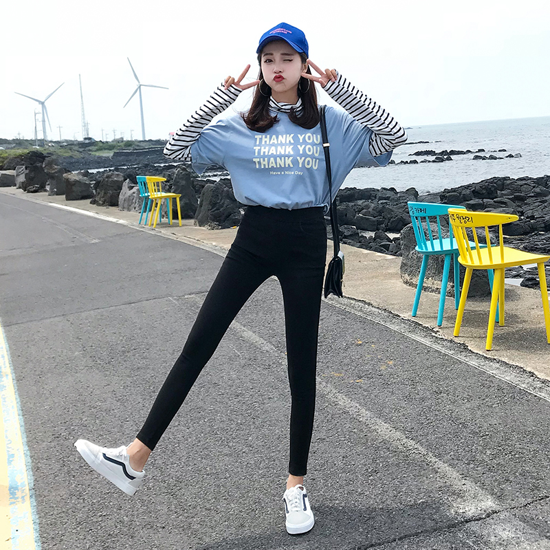 ´òµ×¿ãÅ®Íâ´©½ôÉíС½Å¿ã¸ßÑü±¡¿î2018Ïļ¾Ð¿îÏÔÊݺ«°æ°Ù´îǦ±Ê¿ã