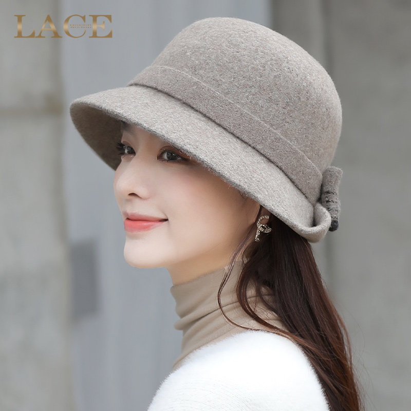 帽子2023年爆款女冬季新款时尚洋气渔夫帽女秋冬百搭显脸小羊毛帽高性价比高么？