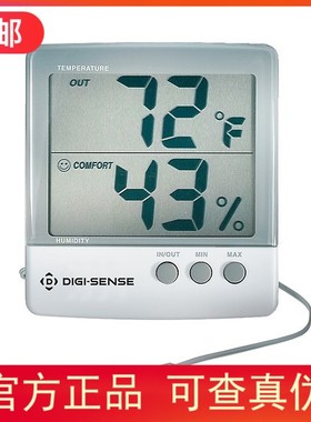 授权代理美国Digi-Sense 大屏幕显示温湿计 03313-86