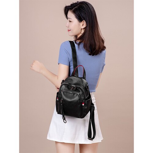 真皮双肩包女2026新款韩版迷你小背包软皮时尚潮流超火包包轻便夏