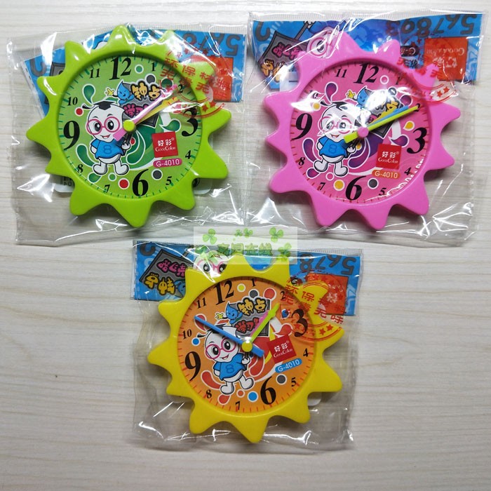 儿童益智文具 太阳钟面学习器 教宝宝认识时间 钟点学习器礼品