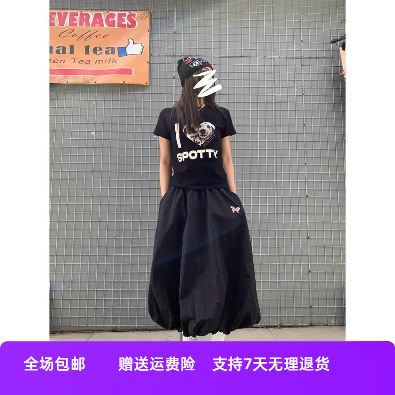 mm可爱春夏蓬蓬裙半身裙云朵日系风半身新款子ins2025女生花苞裙