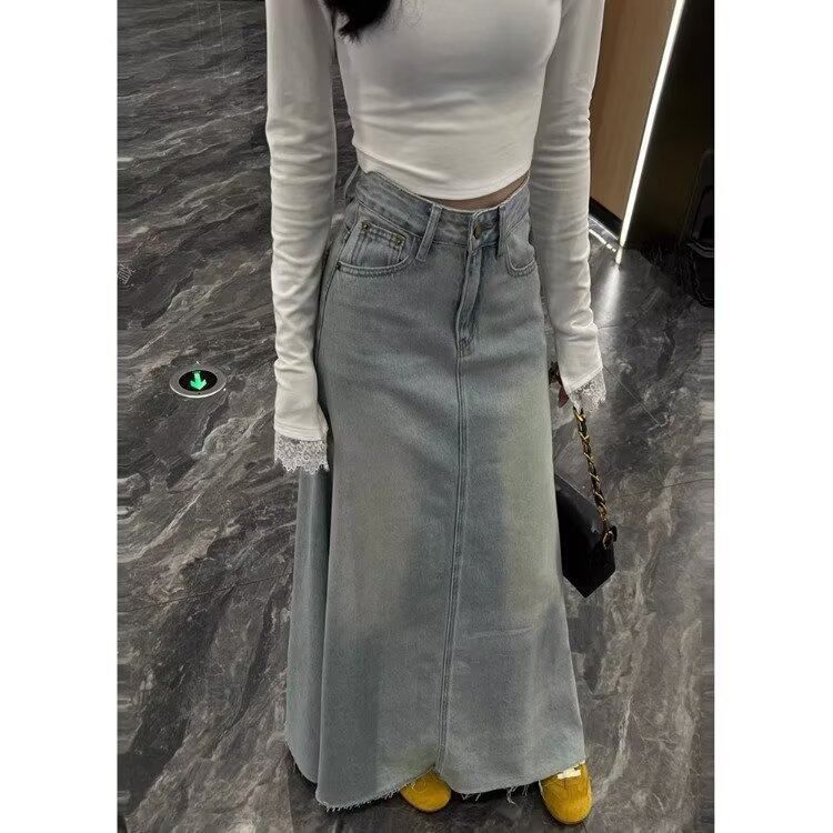 春季大摆2025新款显瘦高腰胖韩版