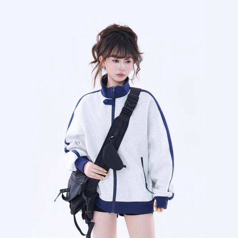 外套休闲服女卫衣2025女开衫感