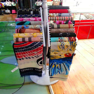 铁艺落地式丝巾圆形中岛架包邮