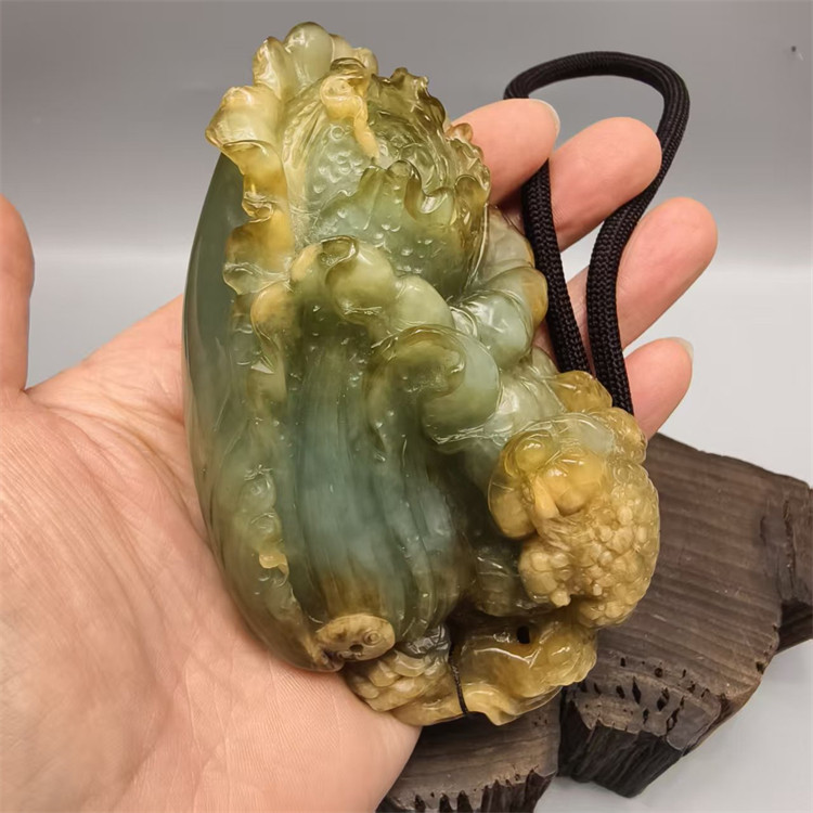 天然玉石岫玉岫岩玉花玉 原石手把件把玩件手把石 小摆件招财进宝