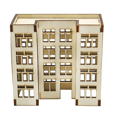 千水星城市模型公寓楼1号diy模型