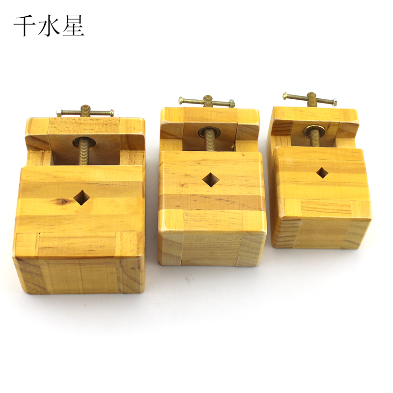 木质小模型打磨工具创意桌面夹钳