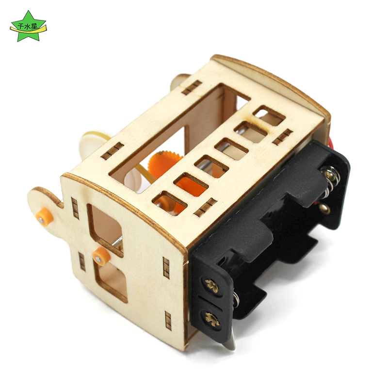 [YM3]缆车1号模型 diy手工拼装齿轮传动科普小制作创意小发明材料