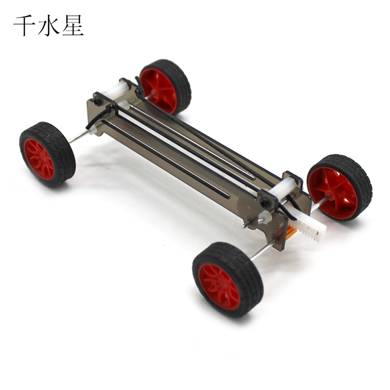 diy橡皮筋2号拉力弹性科学实验