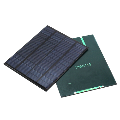 太阳能电池板12V160MA 多晶硅滴胶板DIY光能模型玩具电源板电池板