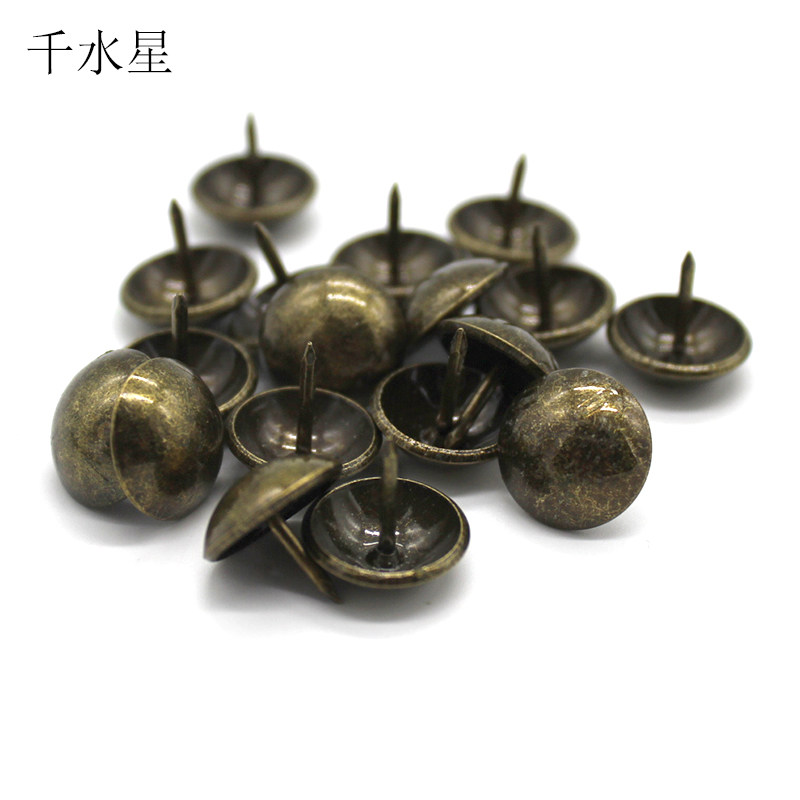 青铜色铁泡钉 diy机器人模型玩具配件 图钉大头钉金属铁钉子固定