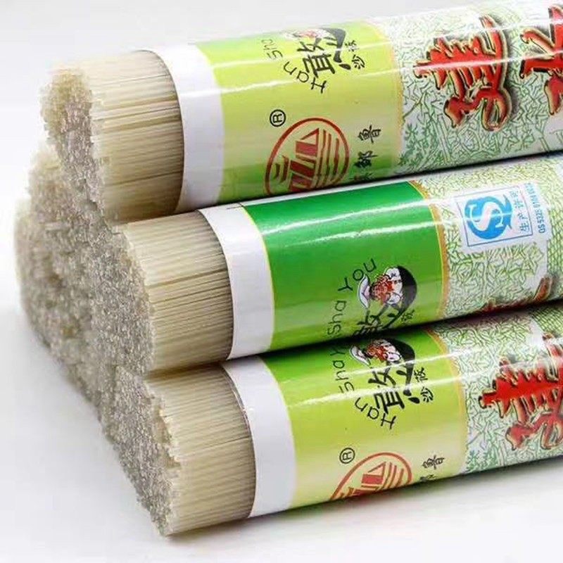 云南憨莎攸建水产白红粗细干米线