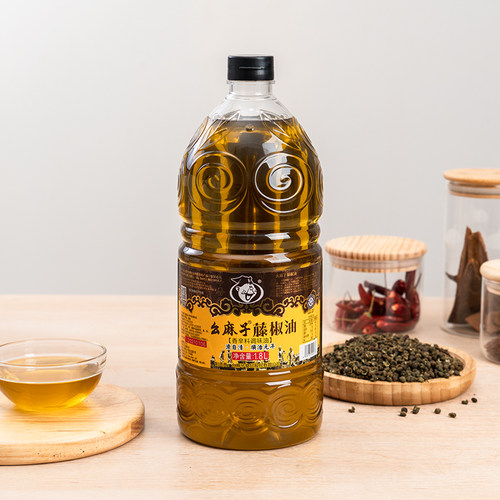 四川特产1800ml商用幺麻子藤椒油