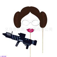 star Wars-themed party decoration, star war photo props, children's birthday game venue decoration supplies thumbnail 6