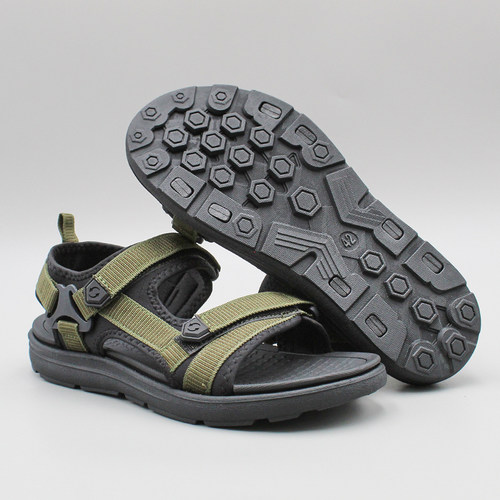 夏季户外男士大码软底沙滩凉鞋