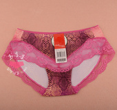 美思内衣女内裤 文胸FA613配裤 D613 性感网纱蕾丝无痕平角裤