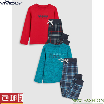 next现货儿童秋衣秋裤家居服睡衣