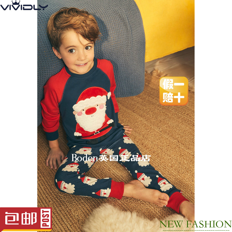 现货纯棉睡衣Next圣诞节秋衣秋裤