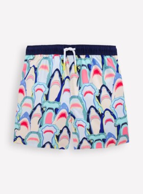 代购 MiniBoden儿童泳裤 26夏季男童蓝色海洋游泳短裤 冲浪沙滩裤