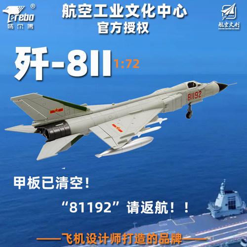 中航定制飞机模型歼8合金模型