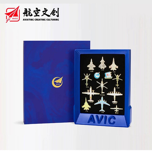 航空工业飞机徽章合金徽章套装