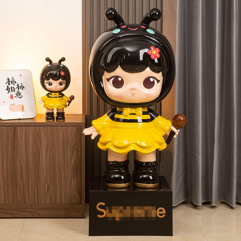 搬家送礼物存钱罐蜜蜂落地大摆件