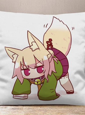 kemomimi酱兽耳小狐狸动漫ケモミミちゃん表情包高清定制抱枕礼物