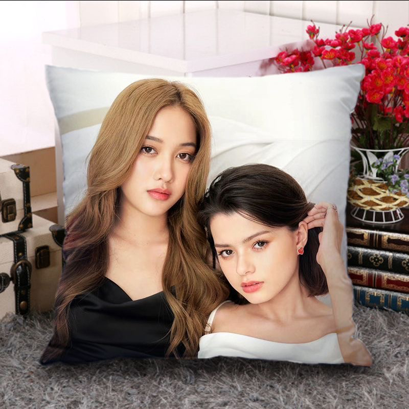 新款粉红理论FreenBecky周边抱枕图片定制靠垫枕头闺蜜学生日礼物